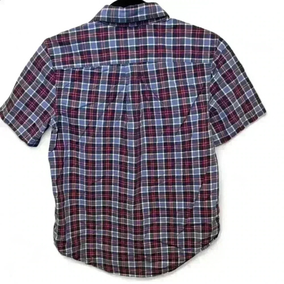 Ralph Lauren Boys Plaid Short Sleeve Button-Up Shirt Size Large - Picture 3 of 7
